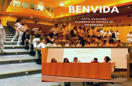 Acto Benvida alumnos da Escola Universitaria de Enfermaría da Coruña no CHUAC